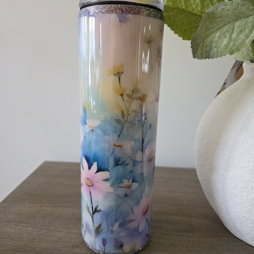 Floral Insulated Tumbler - Multicolor